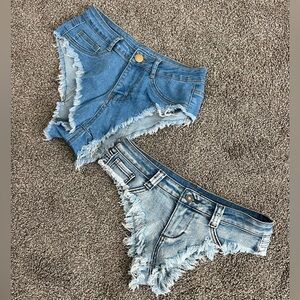 Blue Denim cutoffs women’s size S